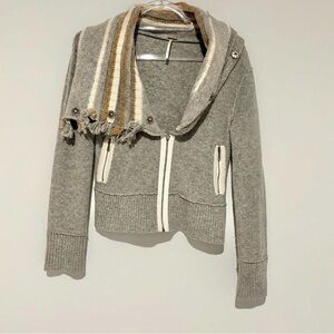 Free people XS moto sweater